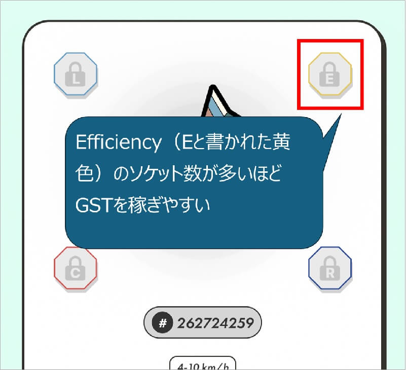 STEPN スニーカー ソケット2